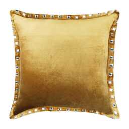 "Designer Border Gold Pillow Sham 24""x24""/26""x26" - thumbnail 1