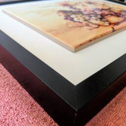 "Grapes Ceramic Wall Art Tile, 8"" By 12" - thumbnail 4