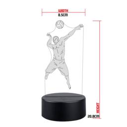 Personalised Volleyball Led Night Light Sports Decor Gift - thumbnail 1