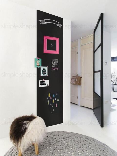 "Large Chalkboard Wall Decal Rectangular Door Sticker - 24""W X 96" - image 1