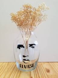 Ep Inspired Vase ~ Presley Valentine's Day Graceland Personalized Nashville Elvase Gifts Flowers Hound Dog Love - thumbnail 1