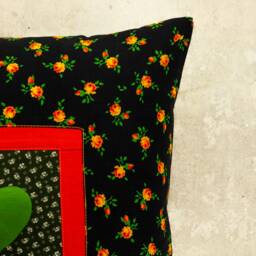 Square Cushion With Heart - thumbnail 3
