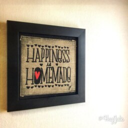 Happiness Is Homemade, Hand Crafted, Printed & Framed. Unique Gift Wall Art - thumbnail 2