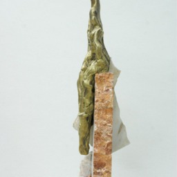 Bronze Mother & Child 100% Solid Pure Fine Bronze Figurine Sculpture Art Handmade Modern Artwork - thumbnail 3