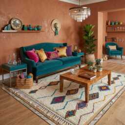 Handmade Beni Ourain Rug, Berber Moroccan Carpet, Custom Size - thumbnail 3