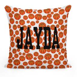 Personalized Basketball Mermaid Sequin Flip Pillow, Customized Basketball Pillow Great For Team Gifts & Birthdays - thumbnail 4