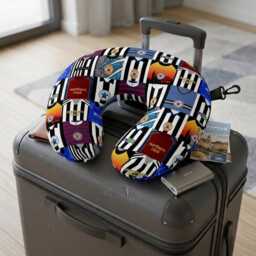 Newcastle Kit Montage - Travel Pillow - thumbnail 2