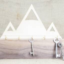 Nature Key Hook, Wall Organizer, Adventure Sign, Key Hanger, Chain Holder, Hooks For Wall, Rack Dog Leash Holder - thumbnail 3