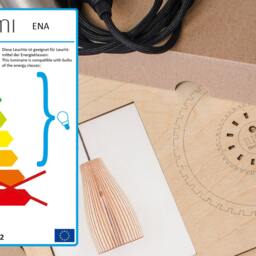 Ena Wooden Pendant Light, Wood Lamp, Spot Lampshade - thumbnail 4