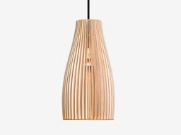 Ena Wooden Pendant Light, Wood Lamp, Spot Lampshade