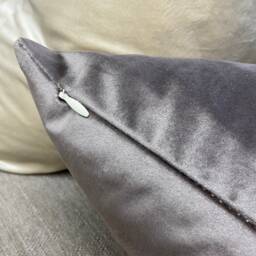 "John Lewis & Partners Fabric Knitted Cotton Velvet Cushion Cover, 12"" X20" - thumbnail 3