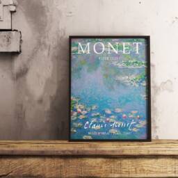 Monet Exhibition Poster, Water Lilies, Claude Art Print, Gallery Quality Art, Floral Decor, Wall A1/A2/A3/A4 - thumbnail 3