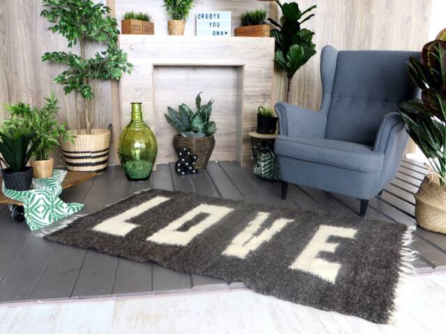 "Handmade Wool Rug Runner " - image 1