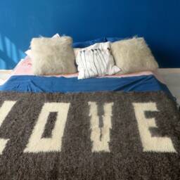 "Handmade Wool Rug Runner " - thumbnail 4