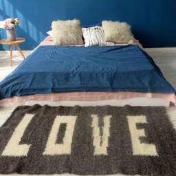 "Handmade Wool Rug Runner " - thumbnail 3