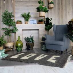 "Handmade Wool Rug Runner " - thumbnail 2