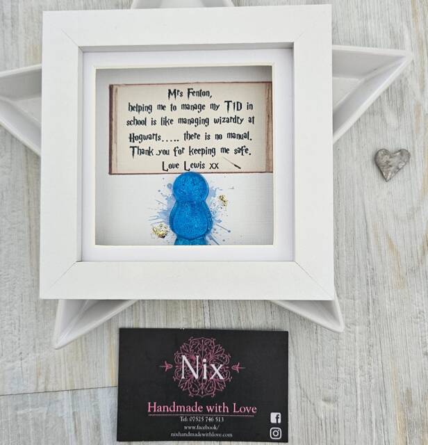 Diabetes Childrens Thank You Gift, Gift Frame, Type 1, New Design 2024 - image 1