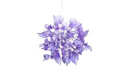 Purple Pendant Lighting With Flowers & Leaves A Unique