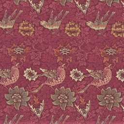 William Morris Bird & Anemone Cotton Cushion Cover Arts Crafts Throw Pillow - thumbnail 2