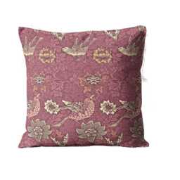William Morris Bird & Anemone Cotton Cushion Cover Arts Crafts Throw Pillow - thumbnail 1