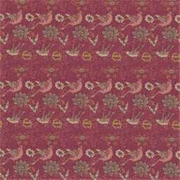 William Morris Bird & Anemone Cotton Cushion Cover Arts Crafts Throw Pillow - thumbnail 4