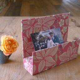 William Morris Letter Rack Bramble - Office Collection & Stationery Handmade in England - thumbnail 3