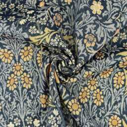 Custom Made To Measure Roman Blind Shade William Morris Blackthorne Slate Hand Crafted - thumbnail 2