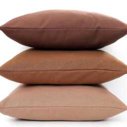 Light Brown Pillow Cover, Solid Tan - All Sizes- Solid, Coffee Scatter Cushions, Fawn Throw Cushion 18x18 20x20 22x22 26x26 - thumbnail 3