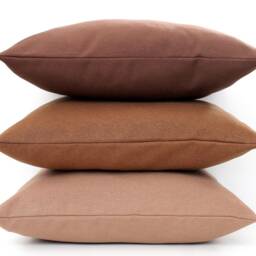Light Brown Pillow Cover, Solid Tan - All Sizes- Solid, Coffee Scatter Cushions, Fawn Throw Cushion 18x18 20x20 22x22 26x26 - thumbnail 3