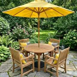 Sunbrella?? Outdoor Pillow Cover in Sunflower Yellow & White With Grey Accent, Colorful Throw Cushions For Home & Garden, Mazizmuse - thumbnail 4
