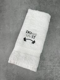 Gym Towel For Fitness - Sweat Workout Gift Him Her Embroidered Sports 60x40 cm - thumbnail 1