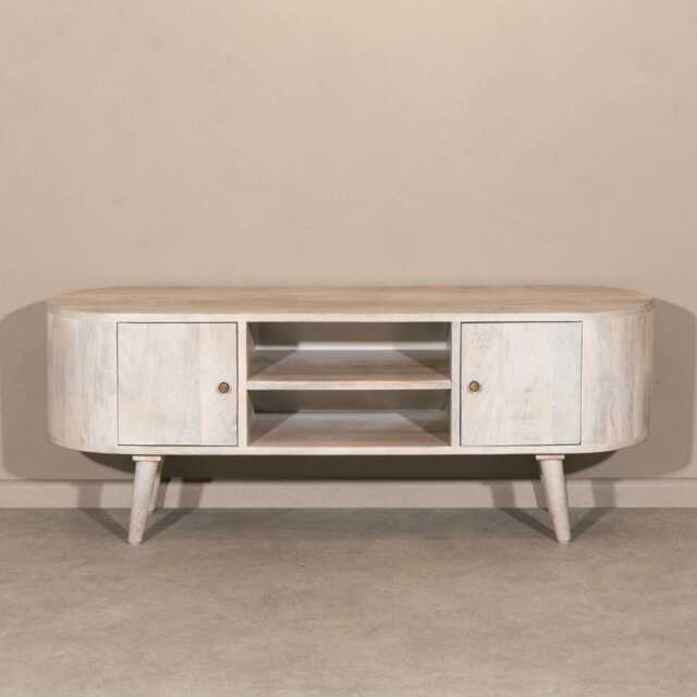Wooden Rustic Tv Stand & Media Cabinet - image 1