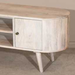 Wooden Rustic Tv Stand & Media Cabinet - thumbnail 2