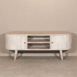 Wooden Rustic Tv Stand & Media Cabinet - thumbnail 1