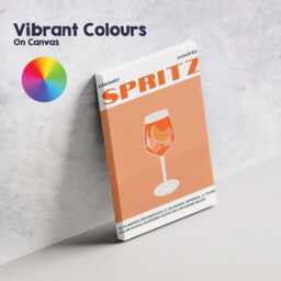 Classic Spritz Cocktail Recipe Minimalist Poster Canvas Wall Art Print Decor Picture Ready To Hang - thumbnail 4