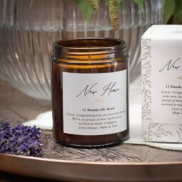 Personalised New Home Candle - Thoughtful, Unique, Gift
