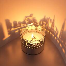 Nuremberg Skyline Shadow Play - Bring The Historic Charm Home With This Candle Attachment Perfect Souvenir For Fans - thumbnail 3
