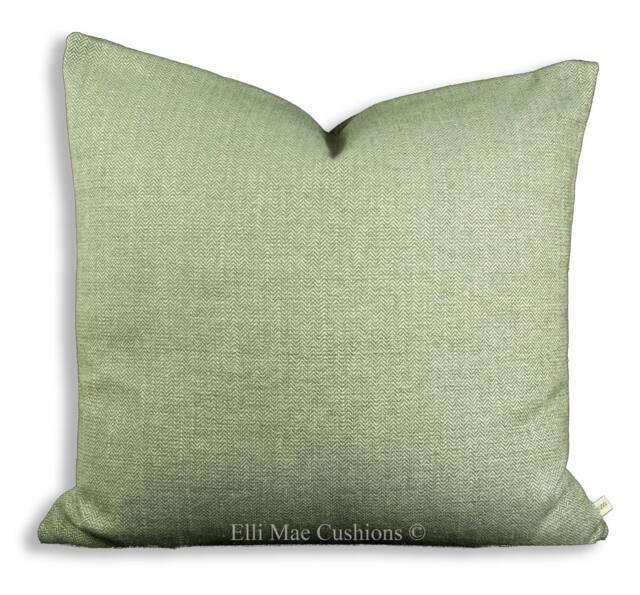 Luxury Designer Herring Bone Grey Wool Cushion Pillow Cover - image 1