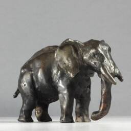 Tiny Giant Ii, Miniature Bronze Elephant Sculpture African Wildlife Art By Kindrie Grove - thumbnail 3