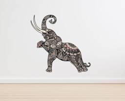 Mandala Elephant Wall Art , Sticker Stickers - Thevinylcreations - thumbnail 1