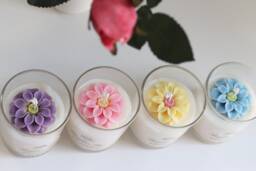 Flowercandle-Personalized Gifts-Best Friend Gifts-Candles-Home Decor-Self Gift-Birthday Gift-Gift For Her-Cute Candles-Flower Candles-Pillar