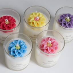 Flowercandle-Personalized Gifts-Best Friend Gifts-Candles-Home Decor-Self Gift-Birthday Gift-Gift For Her-Cute Candles-Flower Candles-Pillar - thumbnail 2