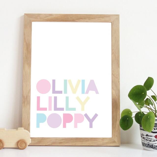 Girls Nursery Prints, Sibling Sisters Shared Bedroom, Big Sis Lil Sis, Bedroom Decor, Wall Art, Playroom Prints - image 1