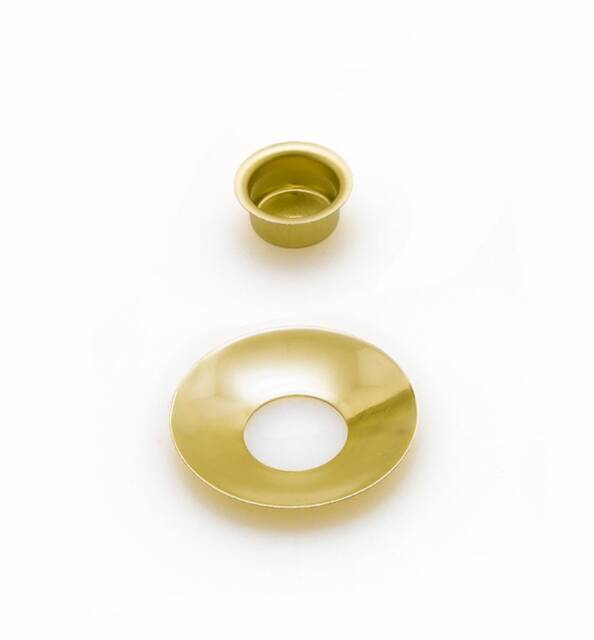 Spouts/Candle Holders For Pyramid Candles Brass Plated With Drip Catcher ?? 14mm