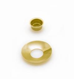 Spouts/Candle Holders For Pyramid Candles Brass Plated With Drip Catcher ?? 14mm
