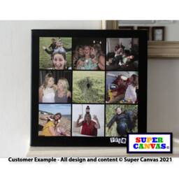 Family Quote Personalised Picture Photo Collage Wall Art Framed Canvas Print Grandparent Mum Dad Wife Friend Birthday Gift - thumbnail 2