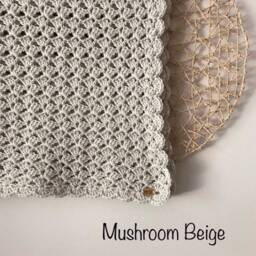 Heirloom Crochet Baby Blanket, Personalized Name Stroller Cover, Custom Newborn Keepsake, Grandparents Gift - thumbnail 4