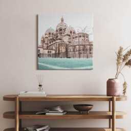 La Major Cathedral Canvas, Wall Art Picture, Turquoise Decoration, Travel Canvas - thumbnail 2