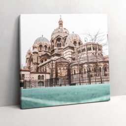 La Major Cathedral Canvas, Wall Art Picture, Turquoise Decoration, Travel Canvas