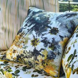 Sicilia Outdoor Fabric By The Meter, Flowers, Yellow, Garden Jab - thumbnail 3